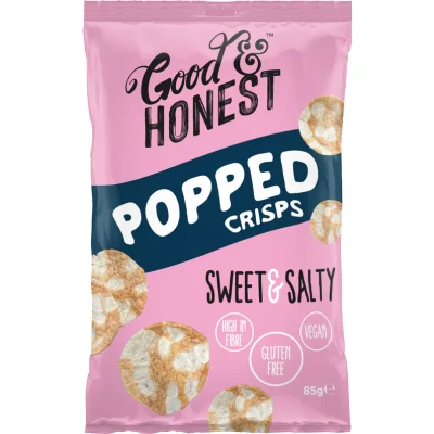 Good & Honest Popped Crisps Sweet & Salty 85g