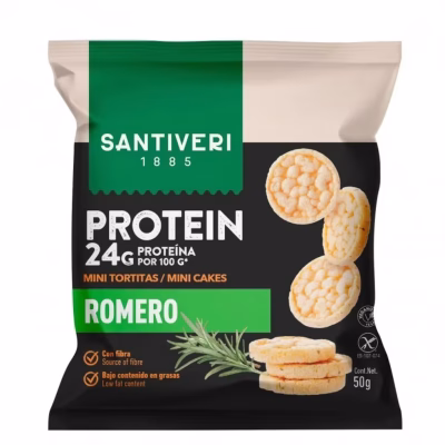Santiveri Protein Rosemary Mini Cakes 50g