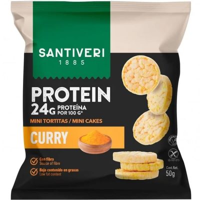 Santiveri Protein Curry Mini Cakes 50g