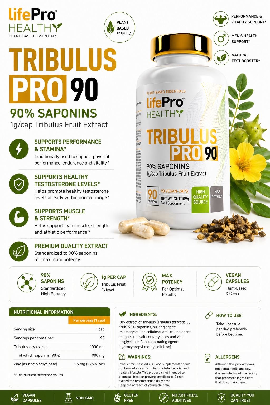 Life pro Tribulus Pro 90 - Image 3