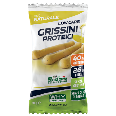 Why Nature Grissini Low Carb Natural