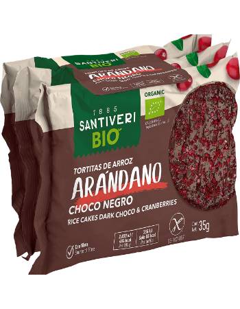Santiveri Bio Cakes With Dark Chocolate & Cranberries