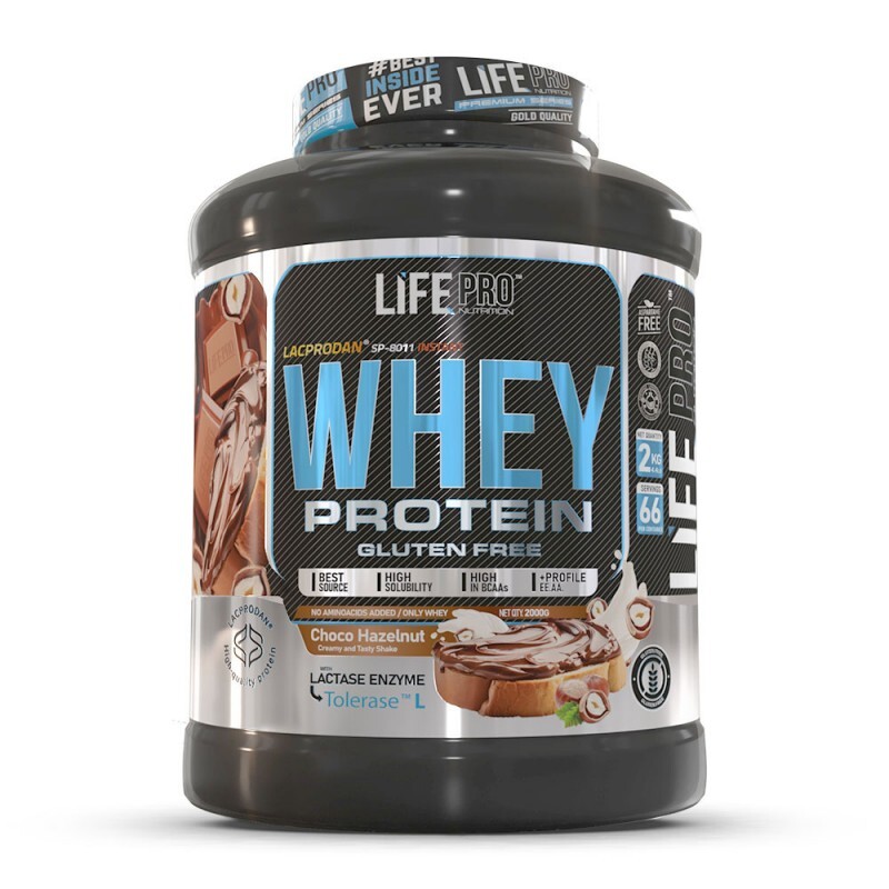 Life Pro Whey Protein Choco Hazelnut 2kg + FREE OFFER