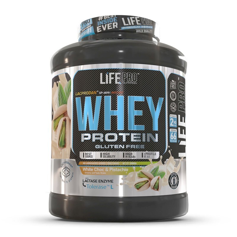 Life Pro Whey Protein White Choc & Pistachio 2kg