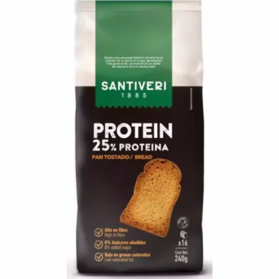 Santiveri Protein 25% Bread Toast 240g