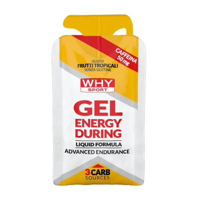 WHY SPORT GEL ENERGY DURING WITH CAFFEINE TROPICAL FRUIT