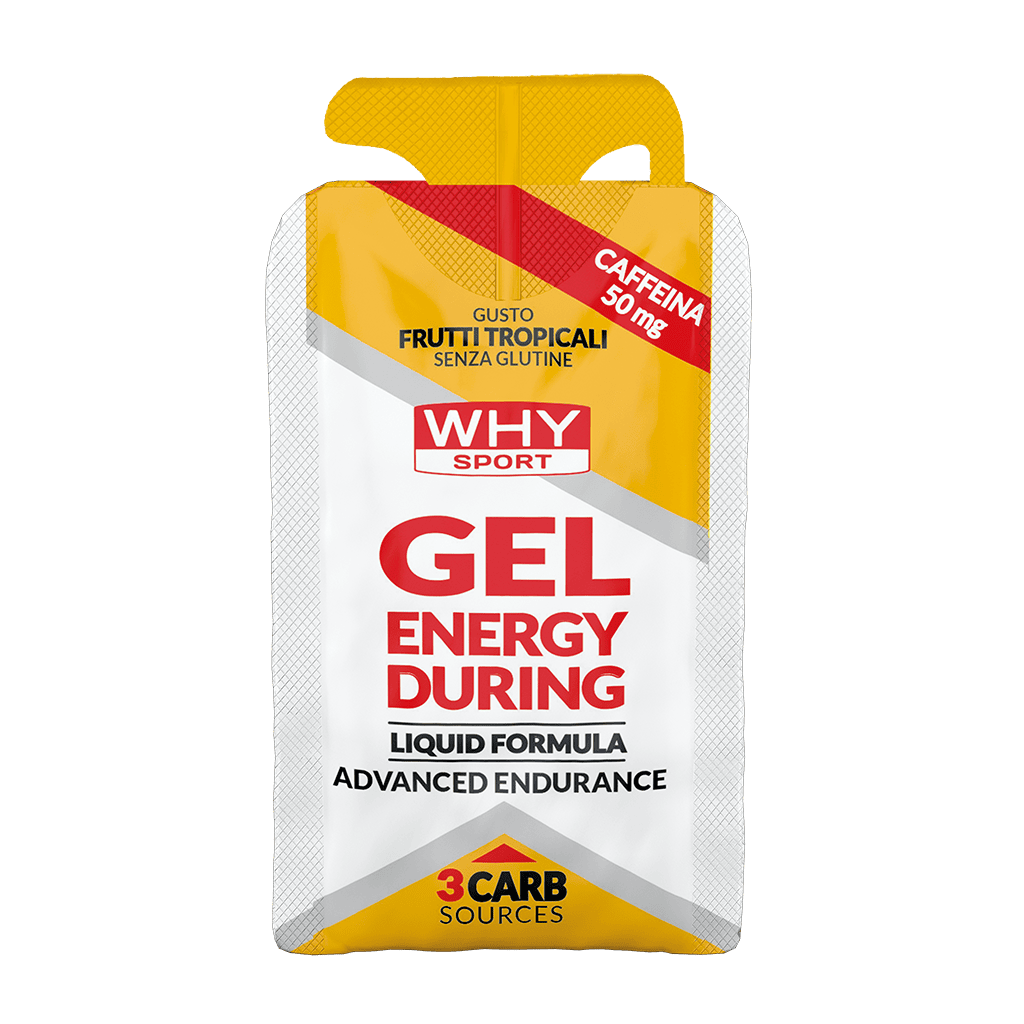 WHY SPORT GEL ENERGY DURING WITH CAFFEINE TROPICAL FRUIT