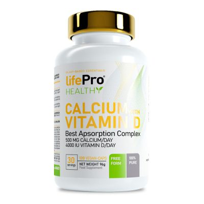Life Pro Calcium + Vitamin D 120 Vegancaps